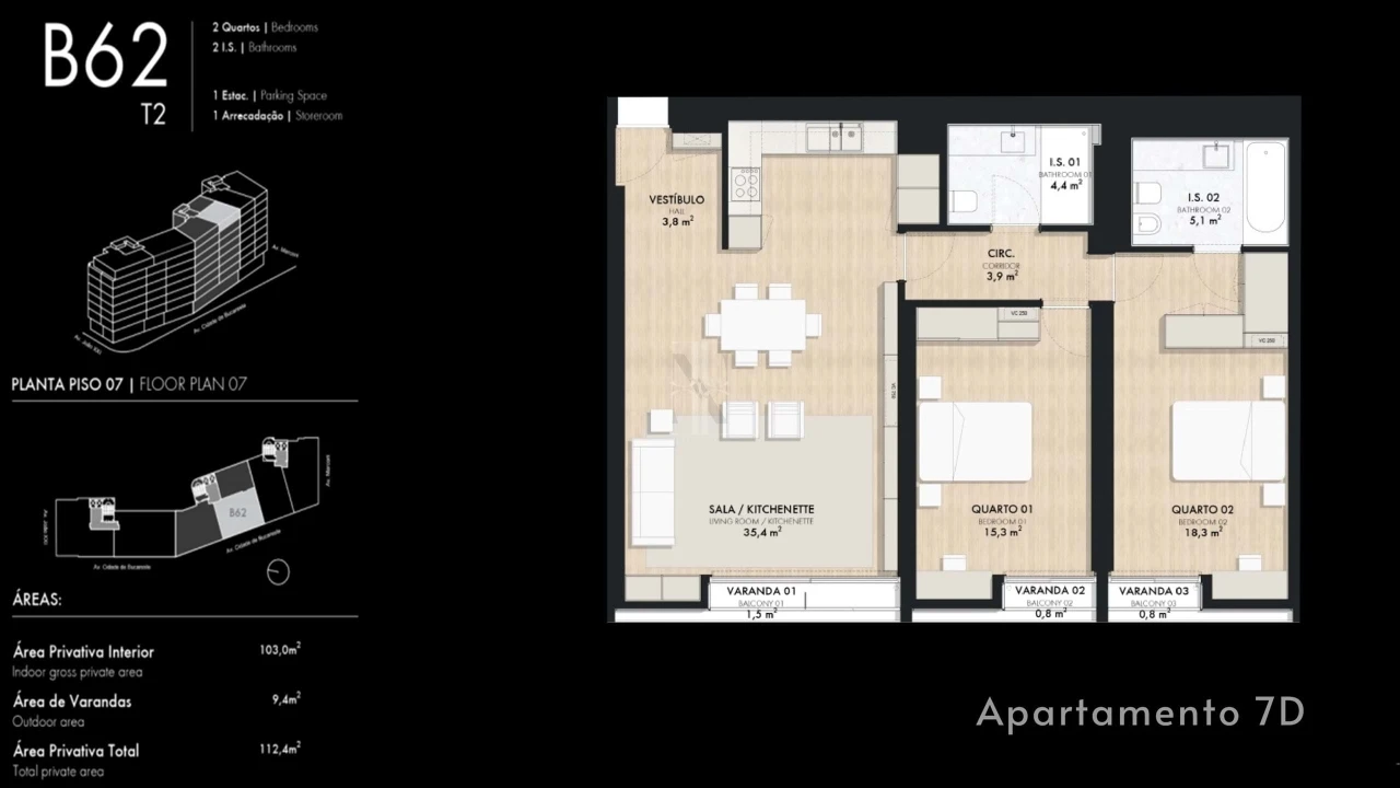 Apartamento T2 para Venda em Areeiro Foto 36
