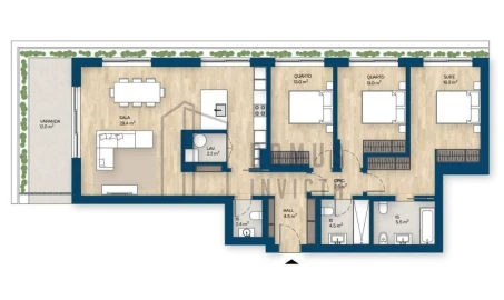 Apartamento T3 para Venda em Canidelo
