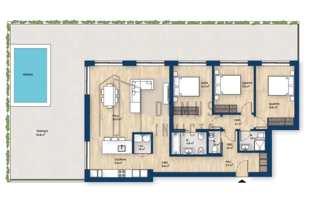 Apartamento T3 para Venda em Canidelo Foto 35