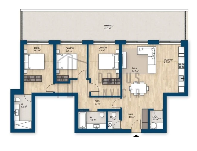 Apartamento T3 para Venda em Canidelo Foto 21