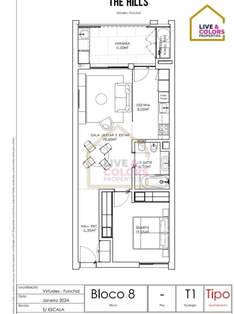 Apartamento T1 para Venda em São Martinho Foto 17