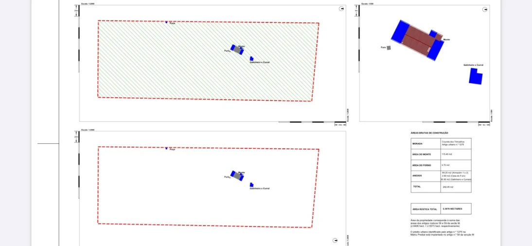 Quinta T5 para Venda em Povoa de São Miguel Planta 1