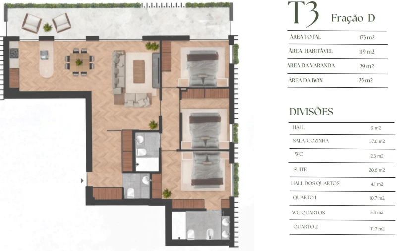 Apartamento T3 para Venda em Lordelo do Ouro e Massarelos Foto 9