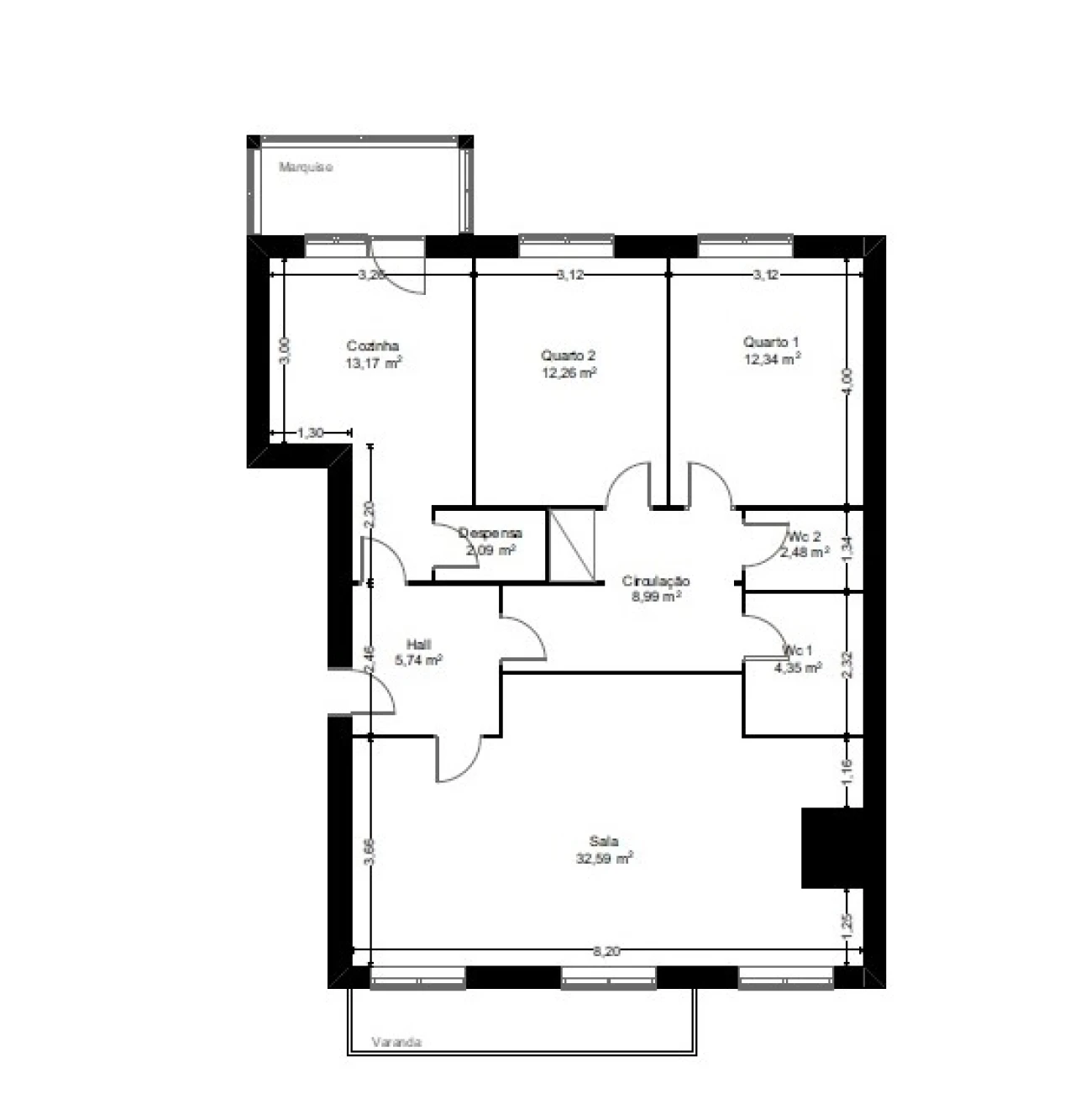 Apartamento T2 para Venda em Caminha (Matriz) e Vilarelho Foto 26