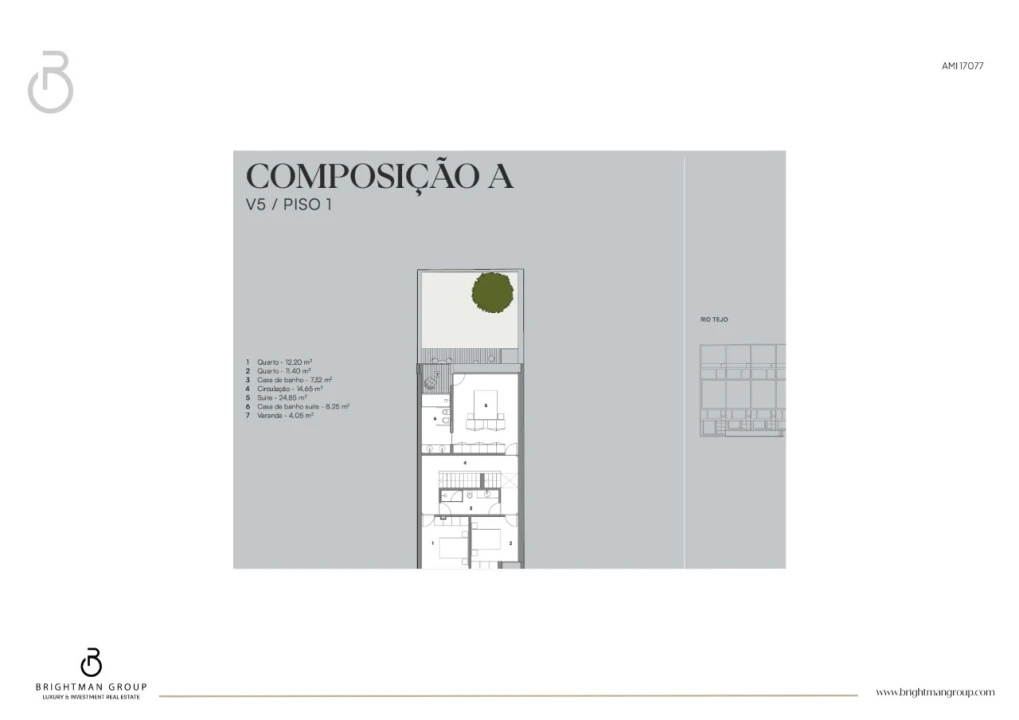 Moradia T4 para Venda em Alcantara Planta 3