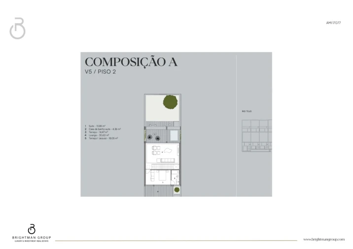 Moradia T4 para Venda em Alcantara Planta 4