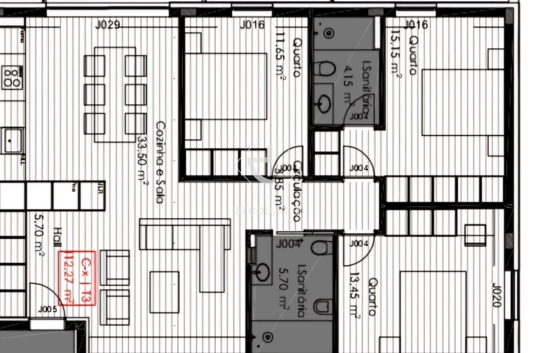 Apartamento T3 para Venda em Correlhã Foto 6