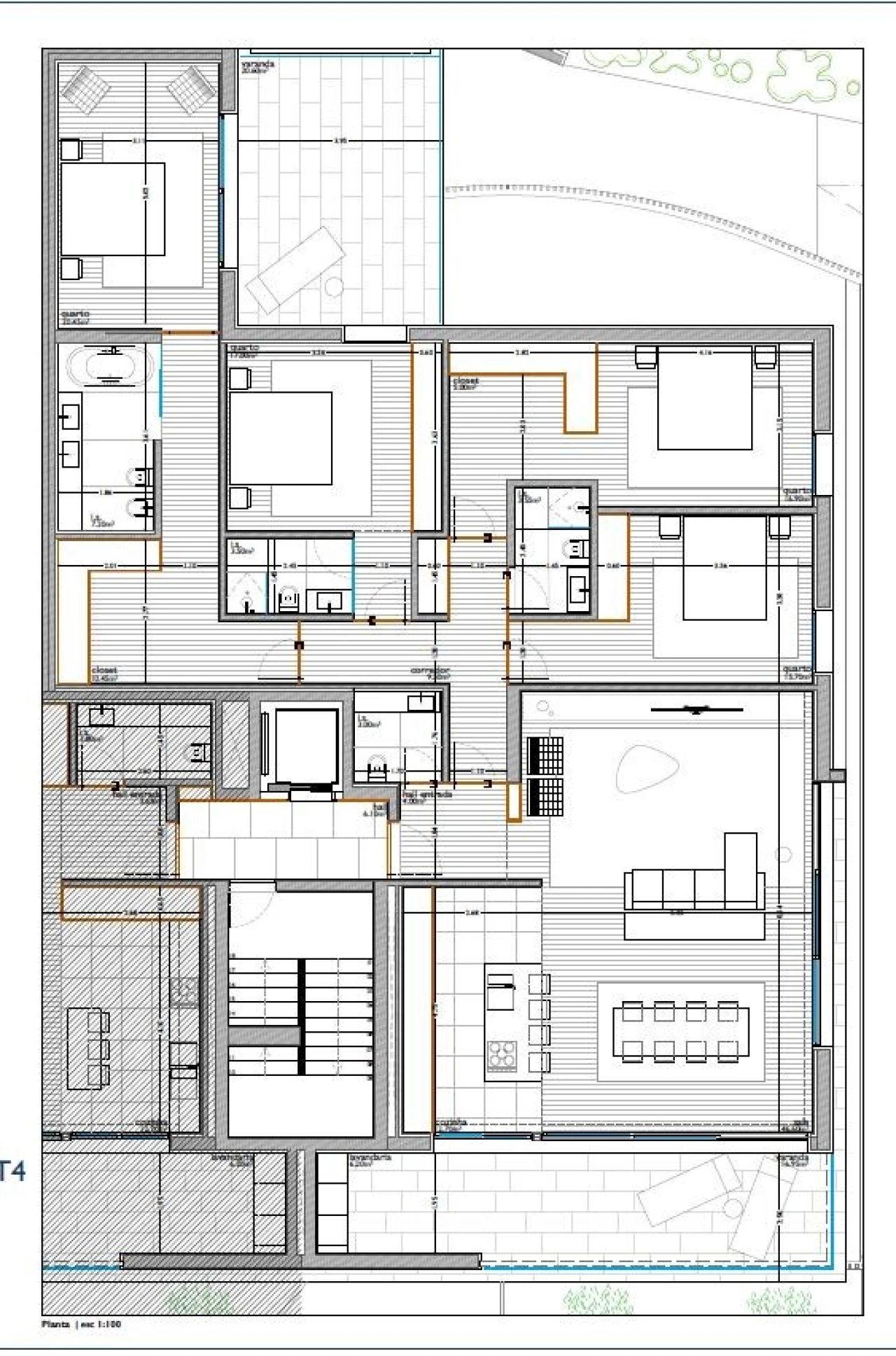 Apartamento T4 para Venda em Azurem Foto 14