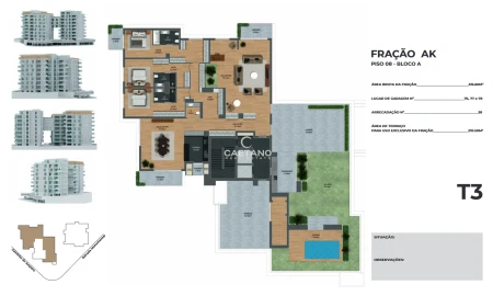 Apartamento T3 para Venda em São Martinho