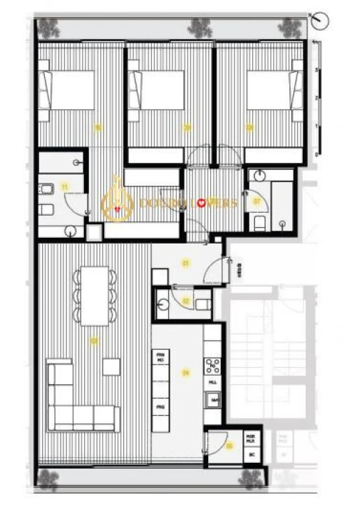 Apartamento T3 para Venda em Canidelo