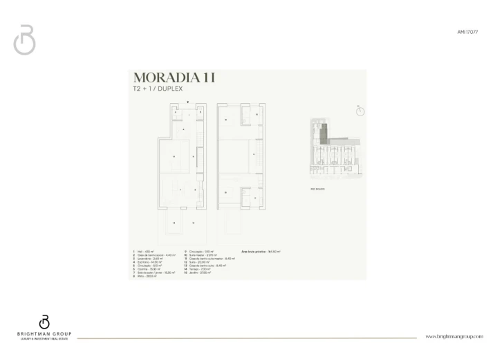 Moradia T2 para Venda em Lordelo do Ouro e Massarelos Planta 1