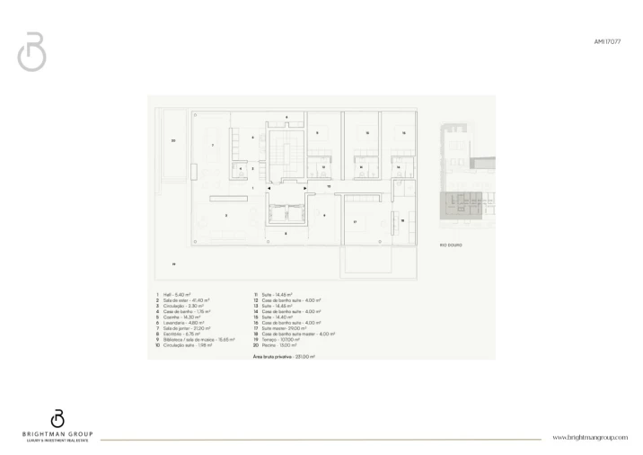 Apartamento T5 para Venda em Lordelo do Ouro e Massarelos Planta 1