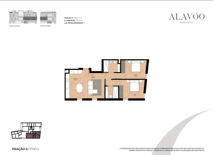 Apartamento T2 para Venda em Glória e Vera Cruz Foto 32