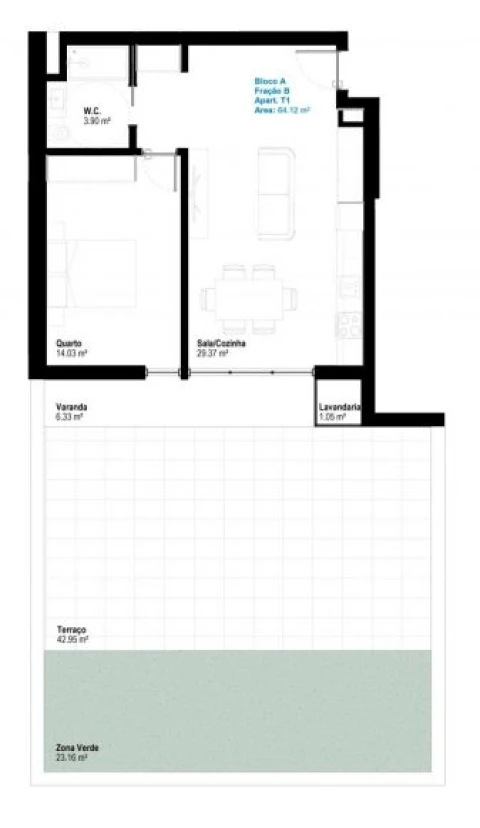 Apartamento T3 para Venda em Esgueira