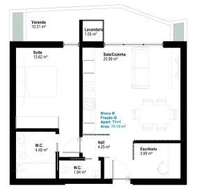 Apartamento T3 para Venda em Esgueira
