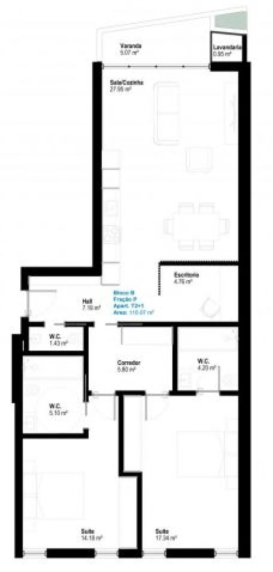 Apartamento T3 para Venda em Esgueira Foto 21