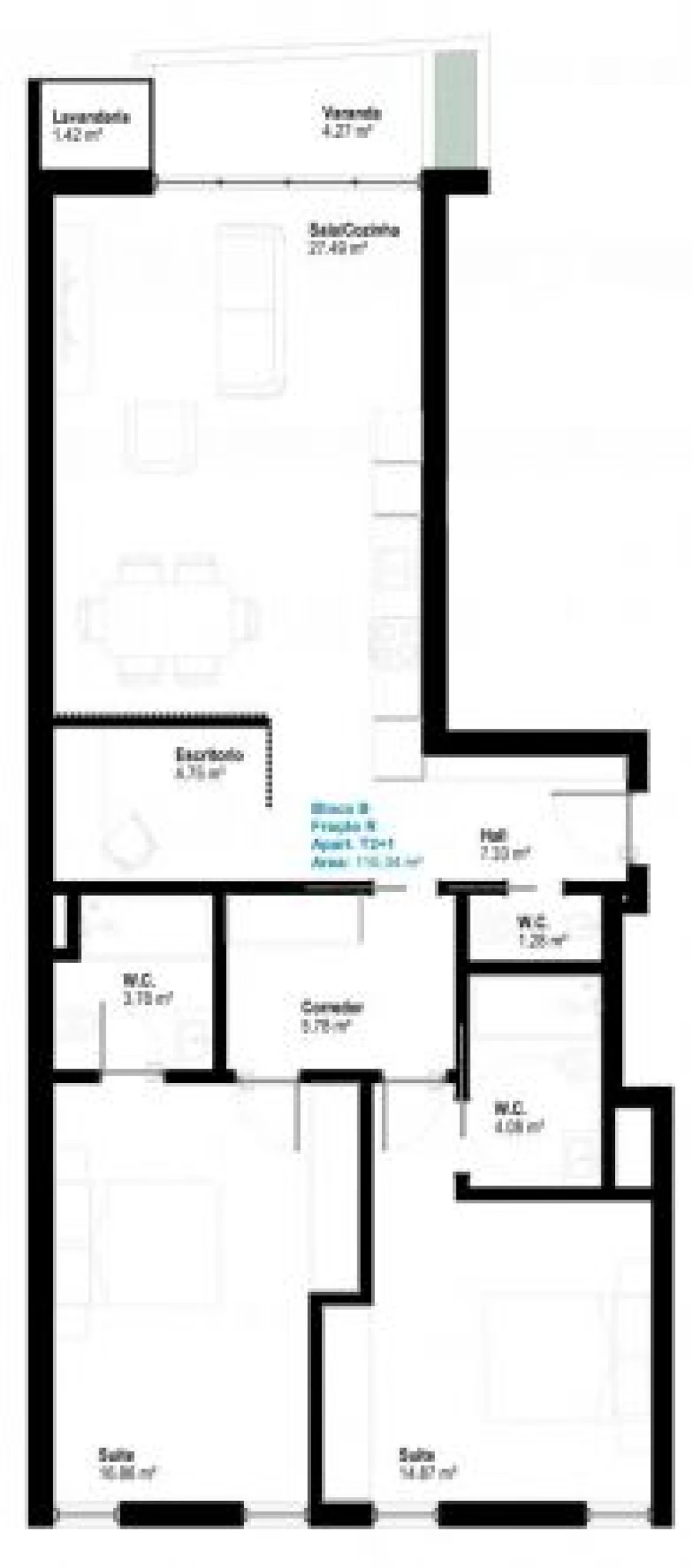 Apartamento T3 para Venda em Esgueira Foto 23