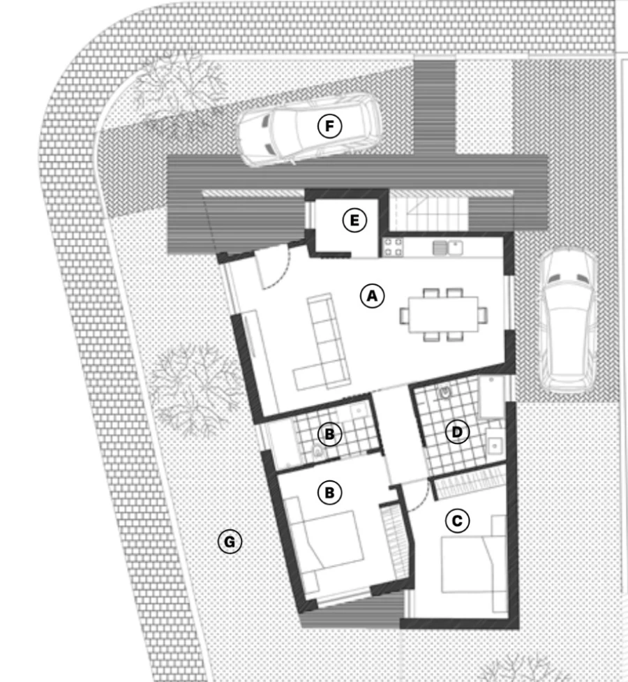 Apartamento T2 para Venda em Gafanha da Nazaré Planta 1