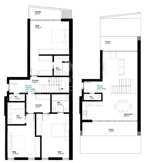 Apartamento T3 para Venda em Esgueira