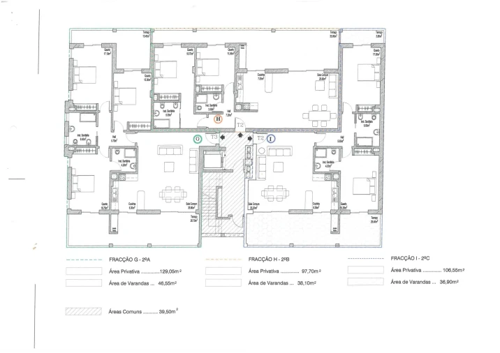 Apartamento T4 para Venda em Lagos (São Sebastião e Santa Maria) Planta 1
