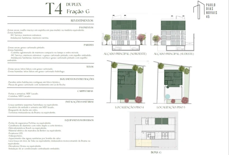 Apartamento T4 para Venda em Lordelo do Ouro e Massarelos Planta 1