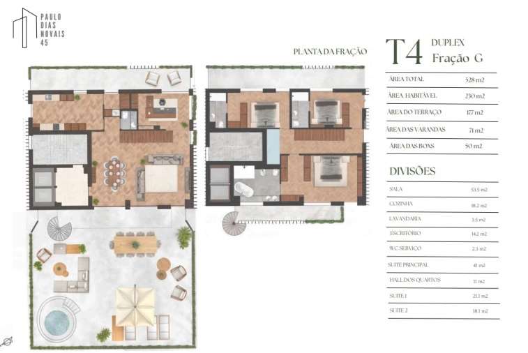 Apartamento T4 para Venda em Lordelo do Ouro e Massarelos Planta 2