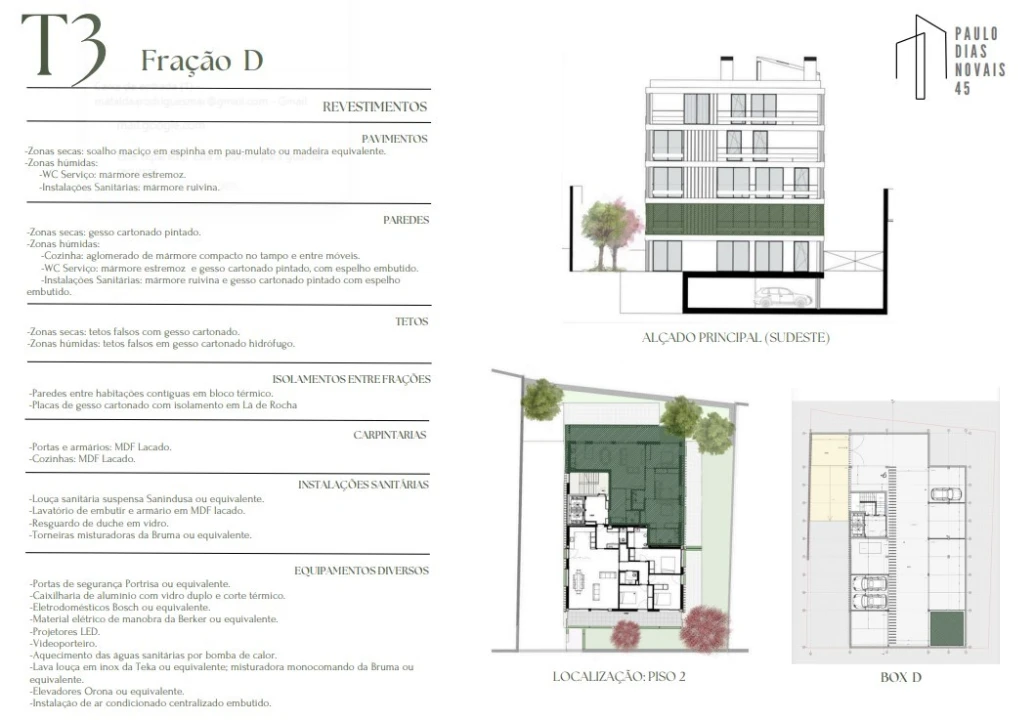 Apartamento T3 para Venda em Lordelo do Ouro e Massarelos Planta 2