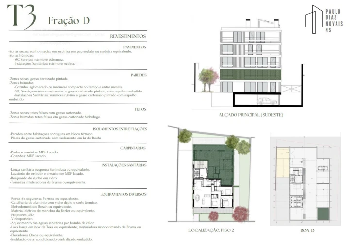 Apartamento T3 para Venda em Lordelo do Ouro e Massarelos Planta 2