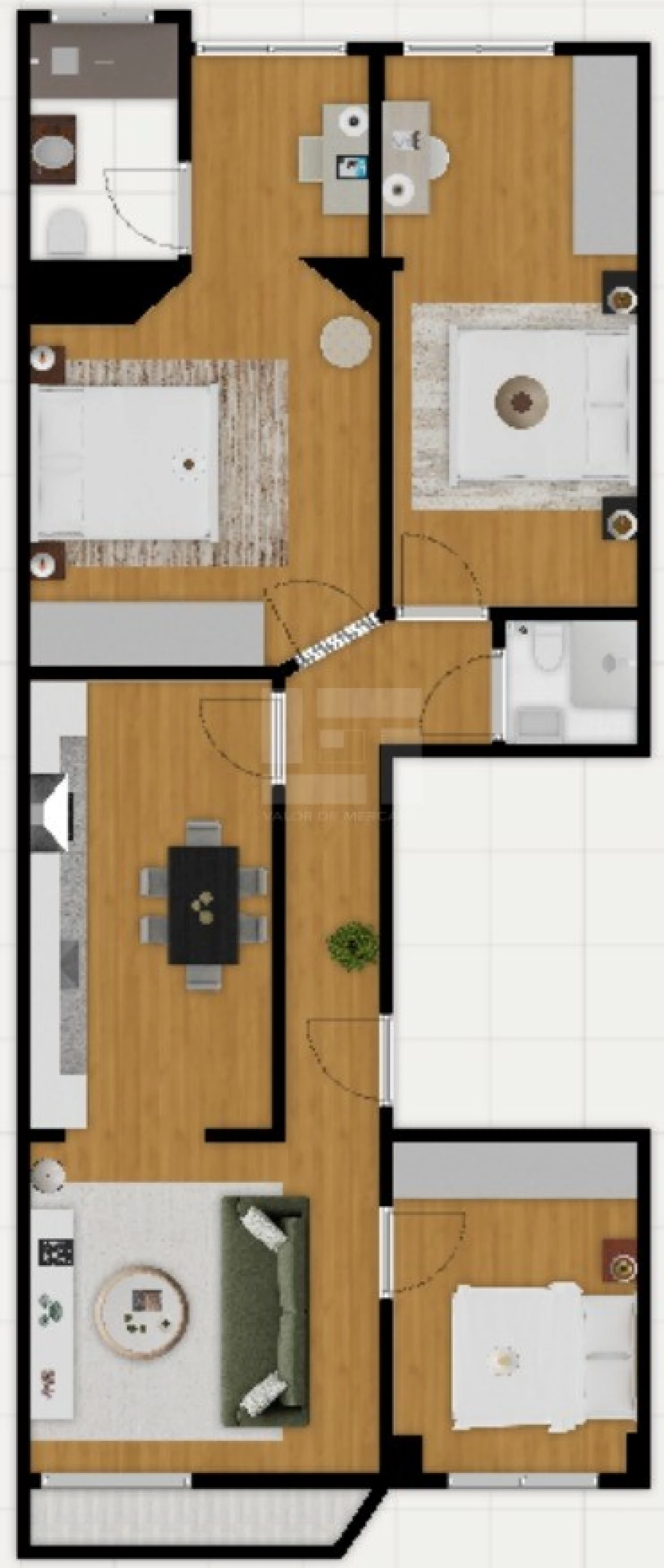 Apartamento T3 para Venda em São Vicente Foto 20