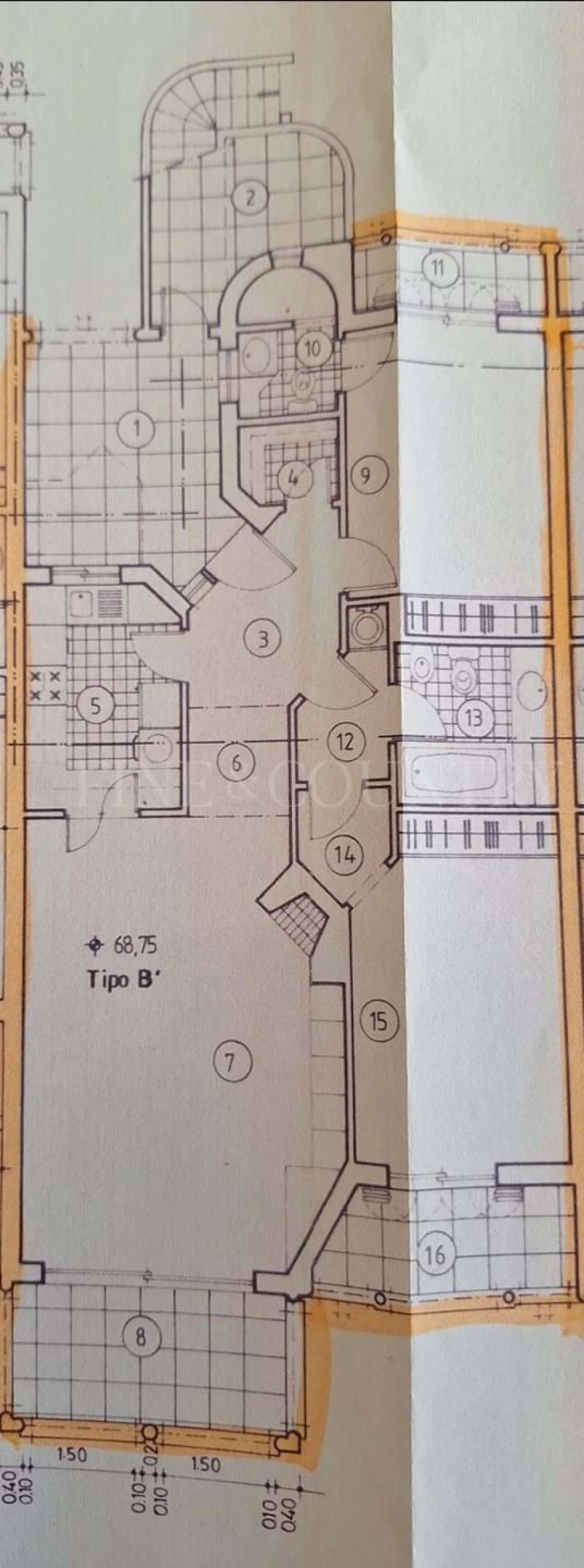 Apartamento T2 para Venda em Lagoa e Carvoeiro Planta 1