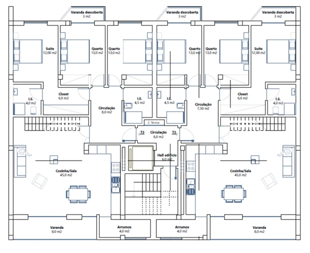 Apartamento T3 para Venda em Mirandela Foto 3