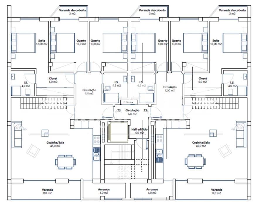 Apartamento T3 para Venda em Mirandela Foto 5