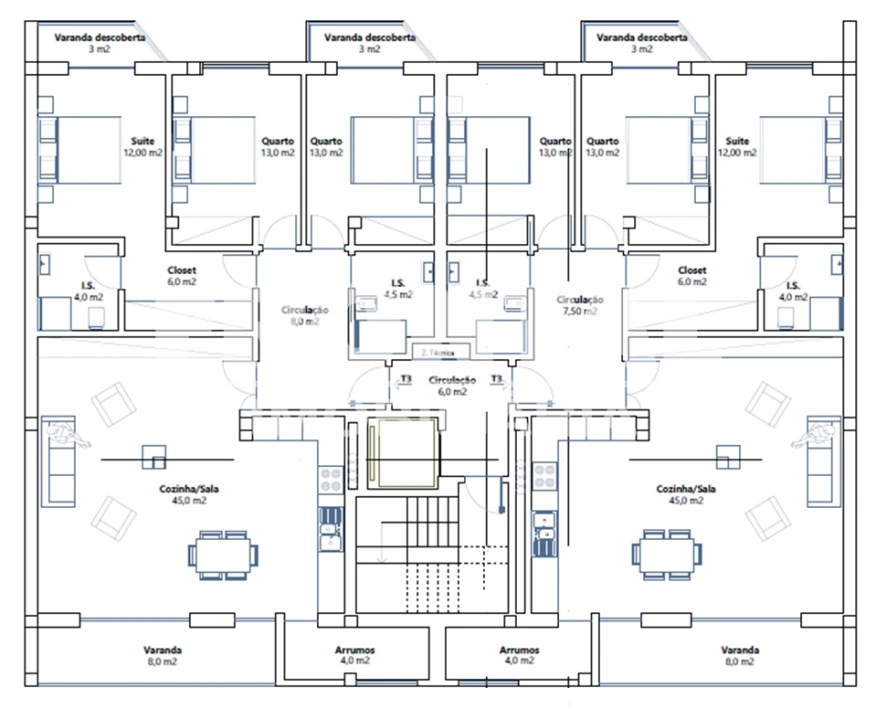 Apartamento T3 para Venda em Mirandela Foto 4