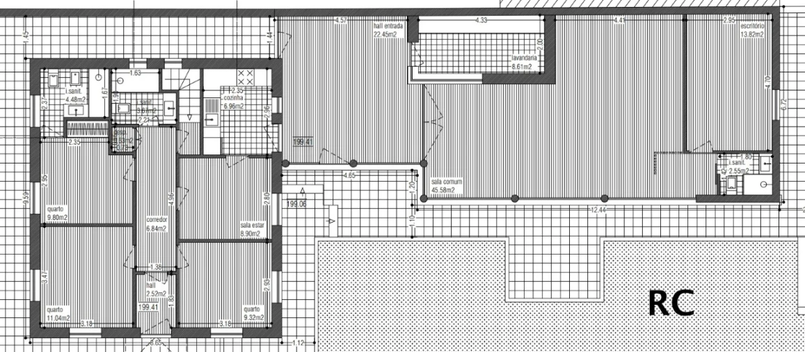Moradia T3 para Venda em Guilhabreu Planta 2