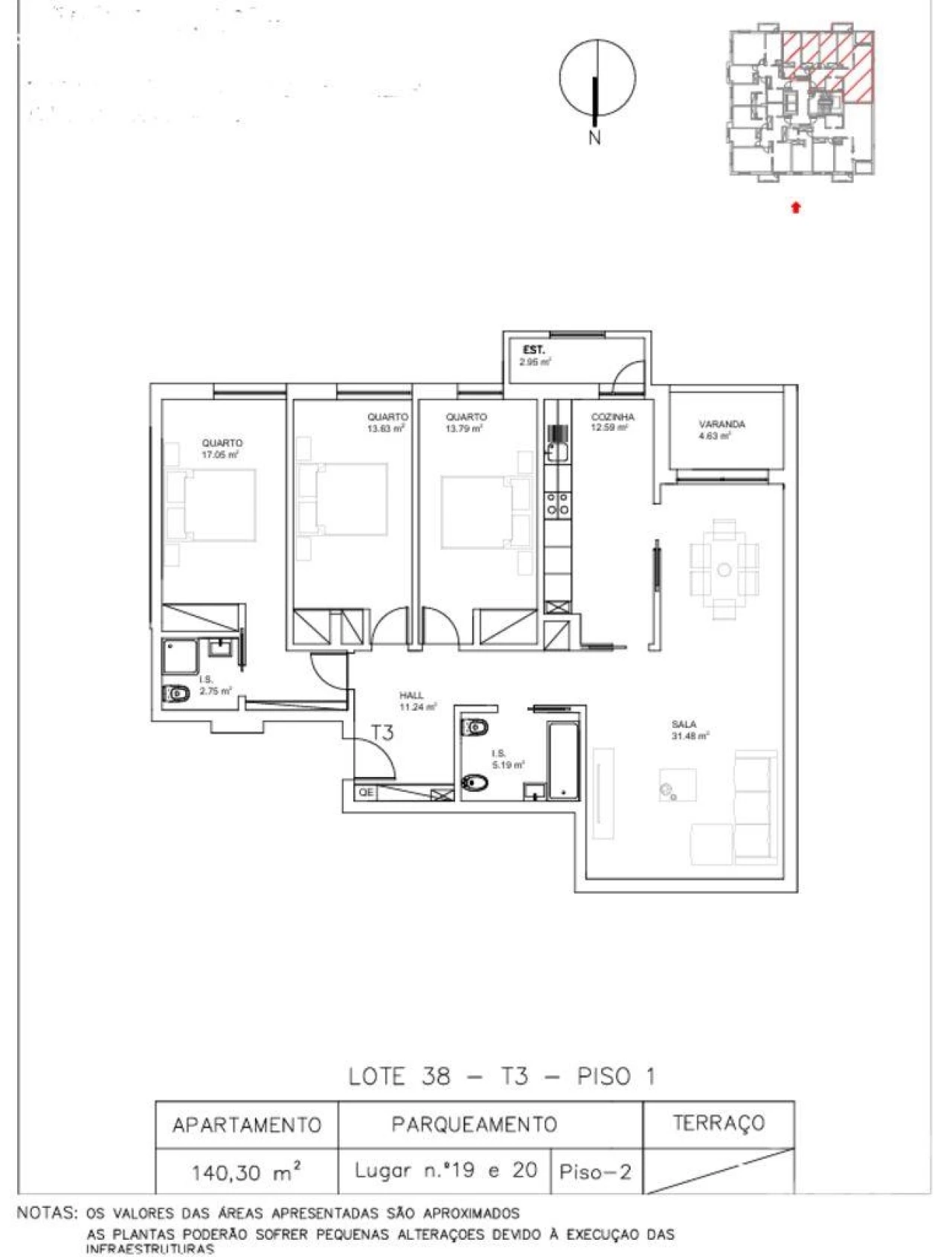 Apartamento T3 para Venda em Venteira Foto 29