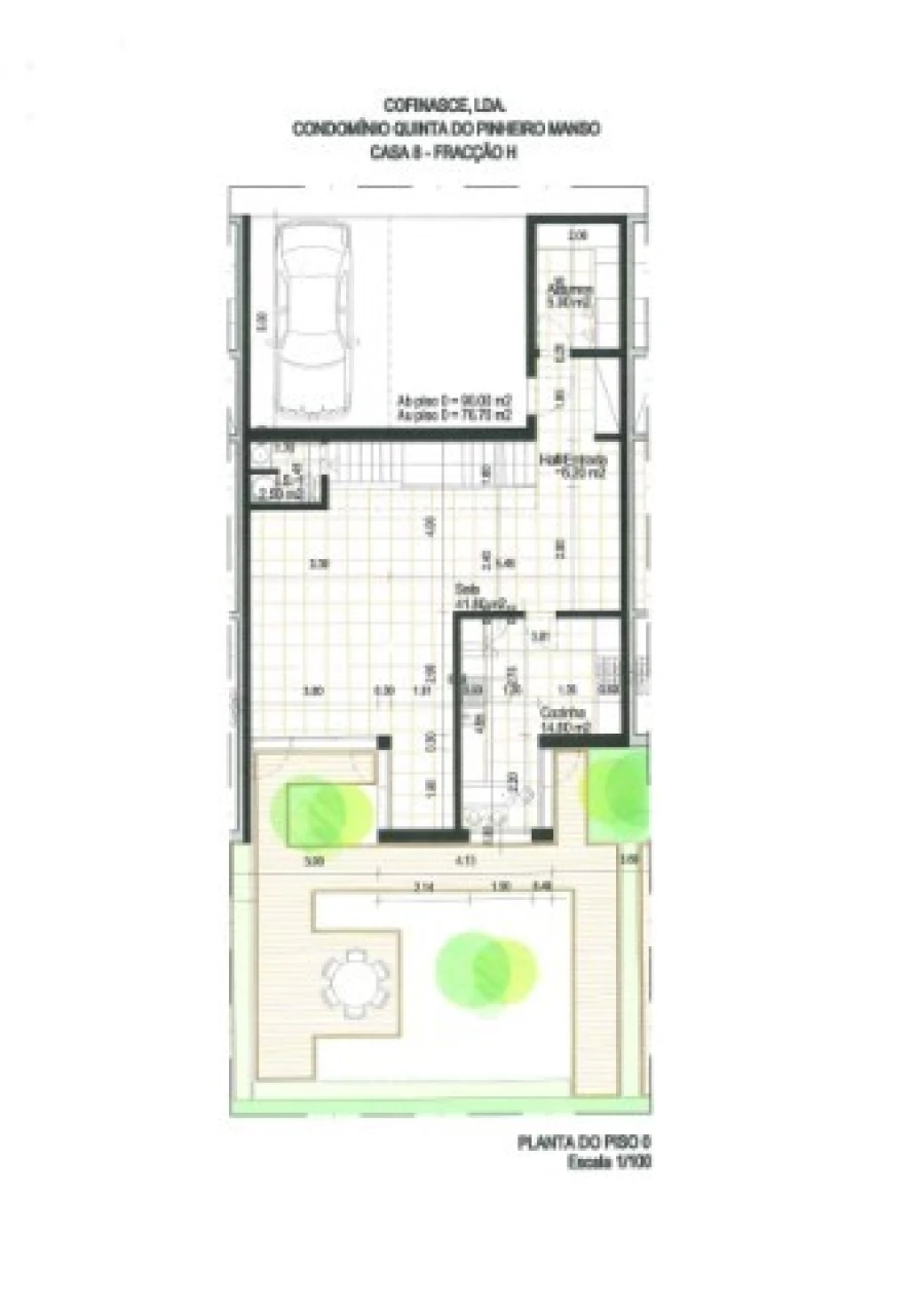 Moradia T4 para Venda em Santo Andre Planta 1