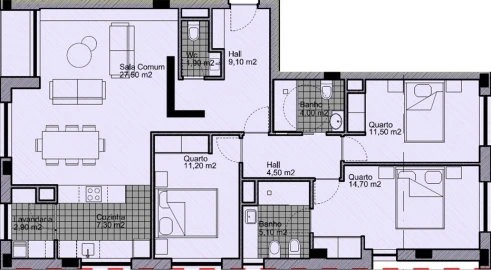 Apartamento T3 para Venda em Ermesinde