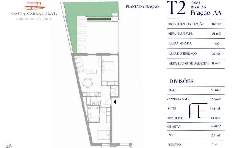 Apartamento T0 para Venda em Paranhos Foto 13