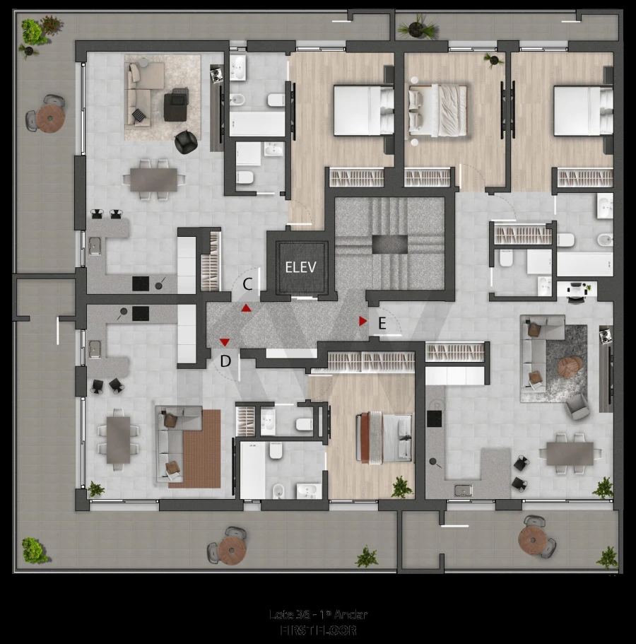 Apartamento T3 para Venda em Faro (Sé e São Pedro) Foto 22
