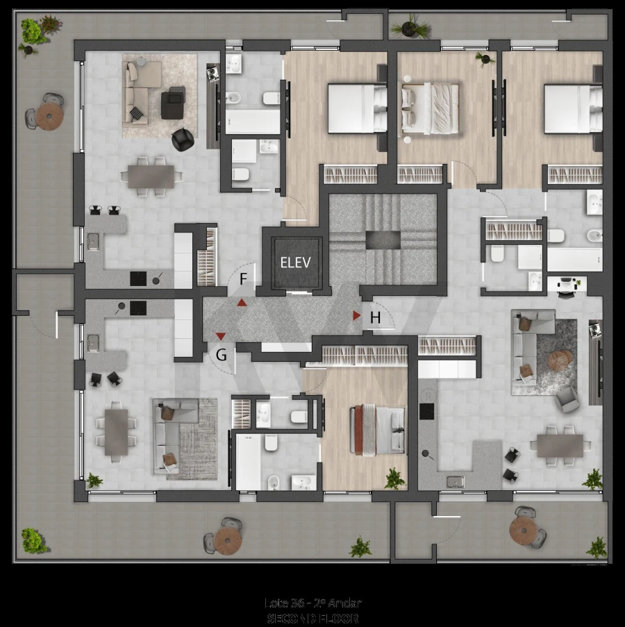 Apartamento T3 para Venda em Faro (Sé e São Pedro) Foto 17
