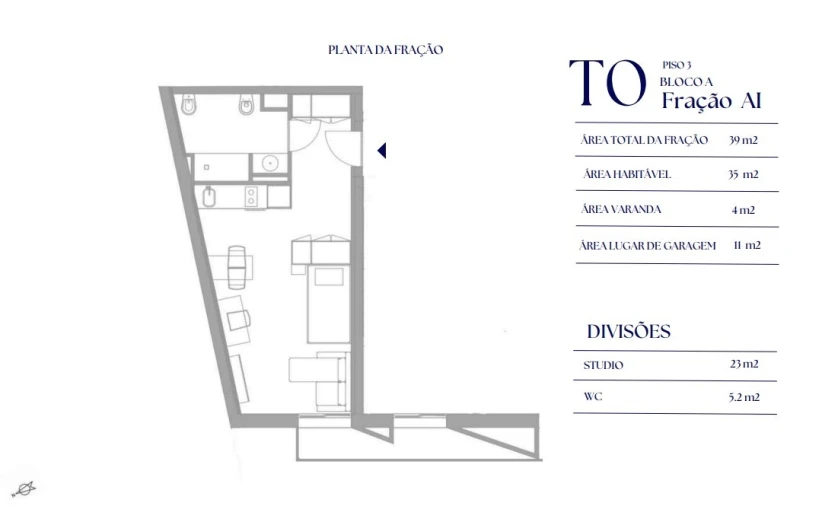 Apartamento para Venda em Paranhos Planta 1