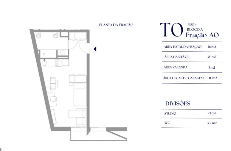 Apartamento para Venda em Paranhos Planta 1