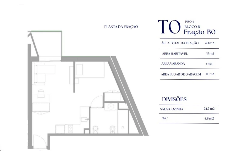 Apartamento para Venda em Paranhos Planta 1