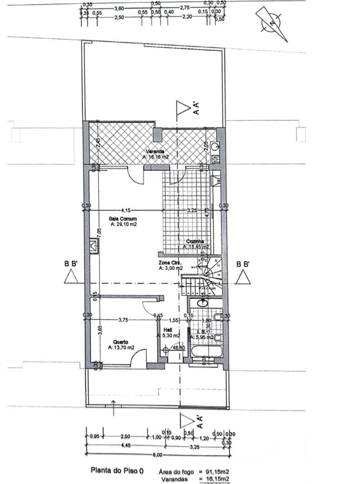 Moradia T4 para Venda em Milharado Planta 2