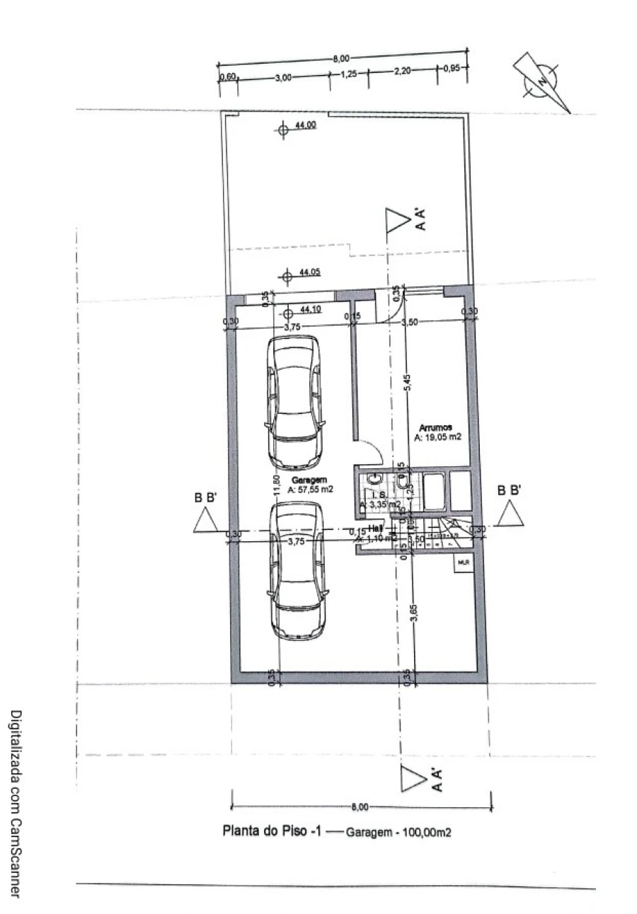 Moradia T4 para Venda em Milharado Planta 1