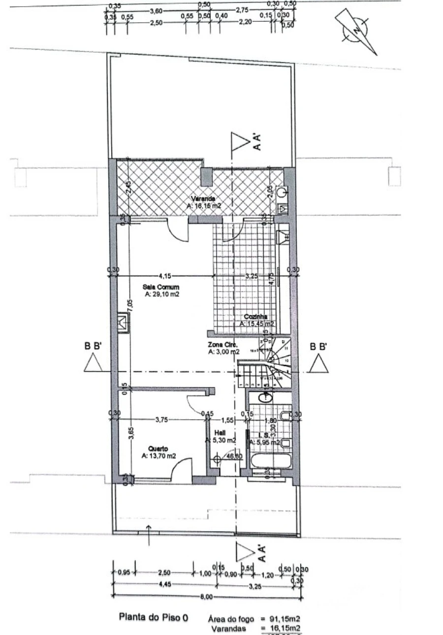 Moradia T4 para Venda em Milharado Planta 2