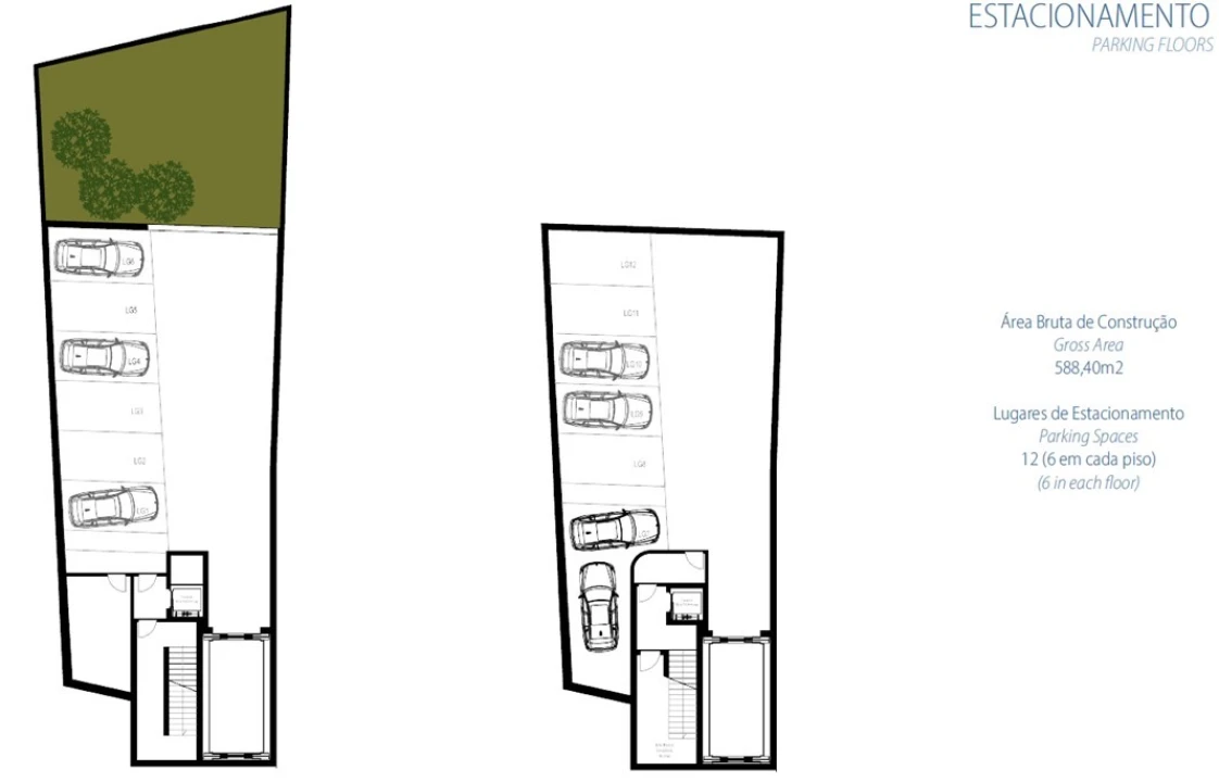 Apartamento T1 para Venda em Paranhos Planta 2