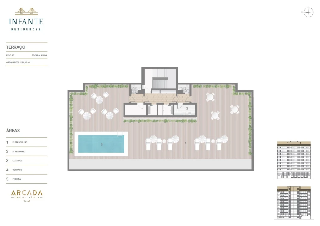 Apartamento T2 para Venda em Estrela Planta 2