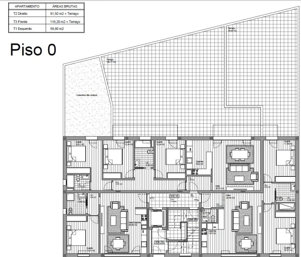 Apartamento T3 para Venda em Currelos, Papízios e Sobral Planta 1