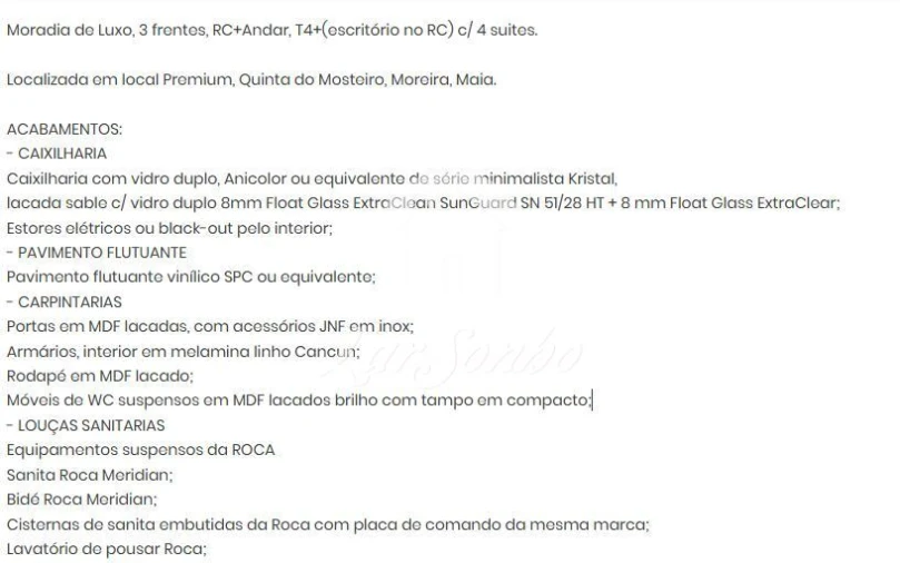 Moradia T4 para Venda em Moreira Foto 4